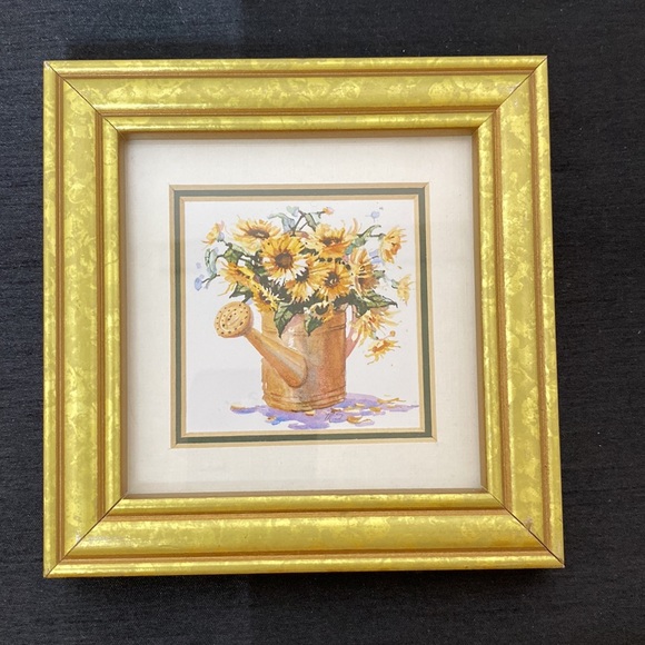 Set of Three Prints of Flowers in Watering Cans - Picture 8 of 12